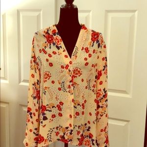 Sheer button up blouse